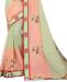 Picture of Classy Orange+pista Casual Saree