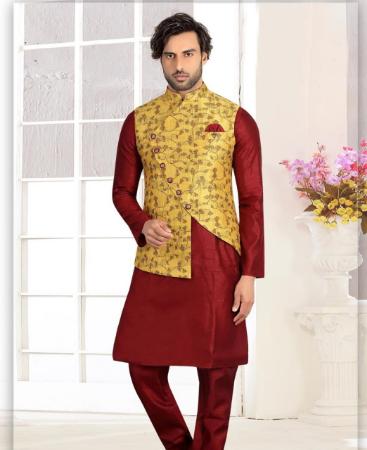 Picture of Charming Maroon Kurtas