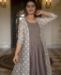 Picture of Resplendent Grey Readymade Gown