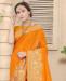 Picture of Fascinating Mustred Silk Saree