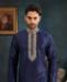 Picture of Well Formed Navy Blue Kurtas