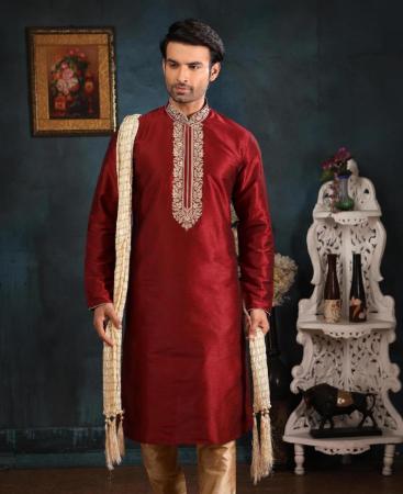 Picture of Elegant Maroon Kurtas