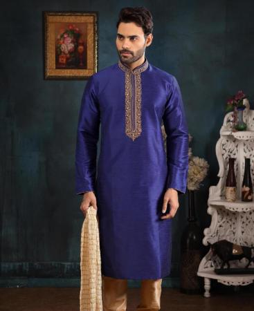 Picture of Resplendent Blue Kurtas