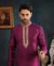 Picture of Admirable Dark Magenta Kurtas