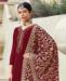 Picture of Classy Red Straight Cut Salwar Kameez