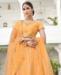 Picture of Fine Yellow Lehenga Choli