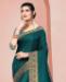 Picture of Alluring Teal Blue Casual Saree