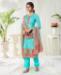 Picture of Charming Sky Blue Cotton Salwar Kameez