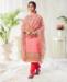 Picture of Exquisite Pink Cotton Salwar Kameez