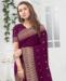 Picture of Stunning Wine Casual Saree