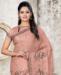 Picture of Beautiful Dusty Pech Casual Saree