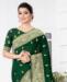 Picture of Gorgeous Botel Green Silk Saree