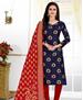 Picture of Classy Blue Straight Cut Salwar Kameez