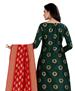 Picture of Sightly Green Straight Cut Salwar Kameez