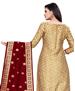 Picture of Beautiful Beige Straight Cut Salwar Kameez