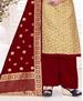 Picture of Beautiful Beige Straight Cut Salwar Kameez