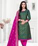 Picture of Grand Green Straight Cut Salwar Kameez