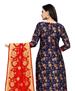 Picture of Appealing Blue Straight Cut Salwar Kameez