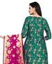 Picture of Radiant Rama Green Straight Cut Salwar Kameez