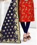 Picture of Amazing Red Straight Cut Salwar Kameez