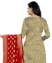 Picture of Delightful Beige Straight Cut Salwar Kameez