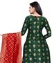 Picture of Appealing Green Straight Cut Salwar Kameez