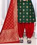 Picture of Appealing Green Straight Cut Salwar Kameez