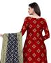 Picture of Excellent Maroon Straight Cut Salwar Kameez