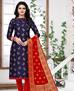 Picture of Exquisite Blue Straight Cut Salwar Kameez