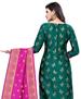 Picture of Well Formed Green Straight Cut Salwar Kameez