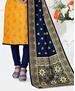 Picture of Exquisite Yellow Straight Cut Salwar Kameez