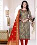 Picture of Admirable Grey Straight Cut Salwar Kameez