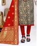 Picture of Admirable Grey Straight Cut Salwar Kameez