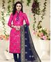 Picture of Sightly Rani Pink Straight Cut Salwar Kameez