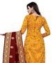 Picture of Elegant Yellow Straight Cut Salwar Kameez