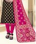 Picture of Lovely Black Straight Cut Salwar Kameez