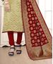 Picture of Statuesque Beige Straight Cut Salwar Kameez