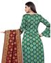 Picture of Statuesque Rama Green Straight Cut Salwar Kameez