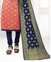 Picture of Fascinating Peach Straight Cut Salwar Kameez