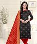 Picture of Resplendent Black Straight Cut Salwar Kameez