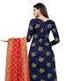 Picture of Graceful Blue Straight Cut Salwar Kameez