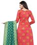 Picture of Grand Tomato Red Straight Cut Salwar Kameez