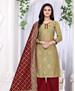 Picture of Fascinating Beige Straight Cut Salwar Kameez