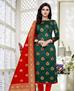 Picture of Amazing Green Straight Cut Salwar Kameez