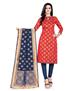 Picture of Ravishing Red Straight Cut Salwar Kameez