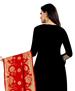 Picture of Fine Black Straight Cut Salwar Kameez