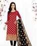 Picture of Exquisite Red Straight Cut Salwar Kameez