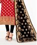 Picture of Exquisite Red Straight Cut Salwar Kameez