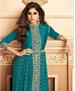 Picture of Classy Sky Blue Anarkali Salwar Kameez