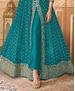 Picture of Classy Sky Blue Anarkali Salwar Kameez